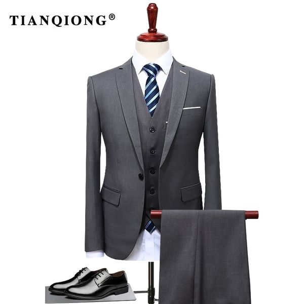 tian qiong famous brand mens suits wedding groom plus size 4xl 3 pieces(jacket+vest+pant) slim fit casual tuxedo suit male 201106, White;black
tian qiong famous brand mens suits wedding groom plus size 4xl 3 pieces(jacket+vest+pant) slim fit casual tuxedo suit male 201106, White;black