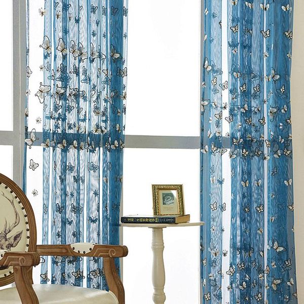 curtain & drapes {byetee} butterfly embroidery blue voile sheer tulle curtains for living room morden bedroom kitchen door window home decor
curtain & drapes {byetee} butterfly embroidery blue voile sheer tulle curtains for living room morden bedroom kitchen door window home decor