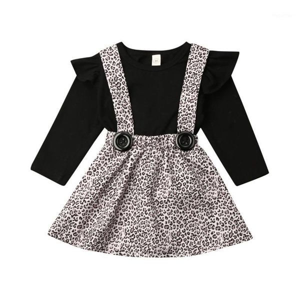 autumn infant kids baby girl 6m-5t clothes sets long sleeve black pullover +leopard print bib dress outfit set1, White
autumn infant kids baby girl 6m-5t clothes sets long sleeve black pullover +leopard print bib dress outfit set1, White