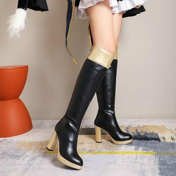 2020 and winter cosplay to thick heel fashion matching high tube female boots size 34-46 l8se, Black
2020 and winter cosplay to thick heel fashion matching high tube female boots size 34-46 l8se, Black