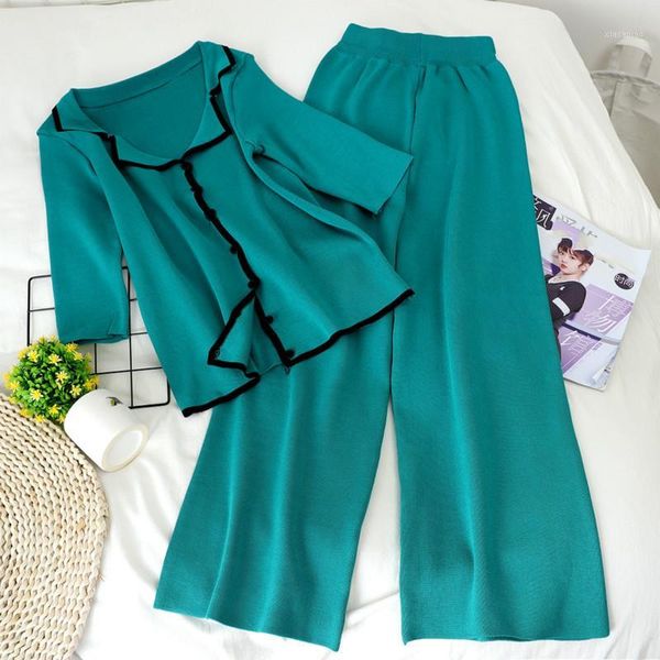 two piece dress gagarich small fragrance knit 2 pcs women set turn down collar half sleeve cardigans + high waist hip wide leg pants loose s, White
two piece dress gagarich small fragrance knit 2 pcs women set turn down collar half sleeve cardigans + high waist hip wide leg pants loose s, White