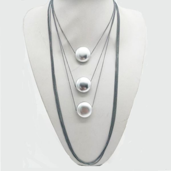 pendant classic jewelry imitation pearl fashion multilayer versatile women's tassel necklace clavicle chaing1w5x9j6, Silver
pendant classic jewelry imitation pearl fashion multilayer versatile women's tassel necklace clavicle chaing1w5x9j6, Silver
