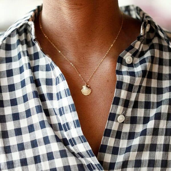 brling new 2020 fashion ins vintage chain pendant choker shell metal alloy scallop necklace for women girls gifts party, Golden;silver
brling new 2020 fashion ins vintage chain pendant choker shell metal alloy scallop necklace for women girls gifts party, Golden;silver