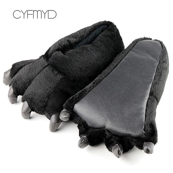 men slippers imitation bear catch lovely plush slippers soft indoor slippers men solid fur home shoes y200107, Black
men slippers imitation bear catch lovely plush slippers soft indoor slippers men solid fur home shoes y200107, Black