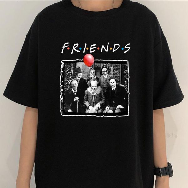 halloween horror character friends tv show michael myers jason print t-shirt women fashion large size loose joker horror top, White
halloween horror character friends tv show michael myers jason print t-shirt women fashion large size loose joker horror top, White