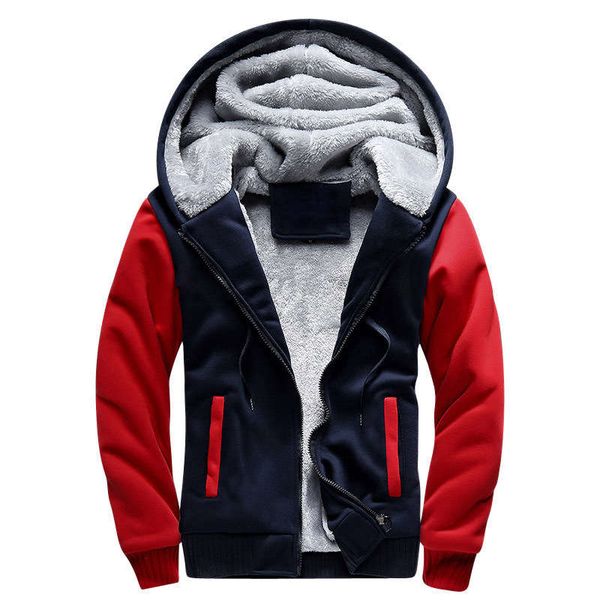 winter new sports casual men's thick sweater plush zipper cardigan color matching hooded coat for men, Gray
winter new sports casual men's thick sweater plush zipper cardigan color matching hooded coat for men, Gray