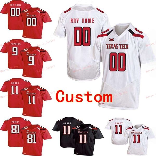 stitched custom 55 e.j. holub 56 jack anderson 58 madison akamnonu 62 le'raven clark texas tech college men women youth jersey, Black
stitched custom 55 e.j. holub 56 jack anderson 58 madison akamnonu 62 le'raven clark texas tech college men women youth jersey, Black