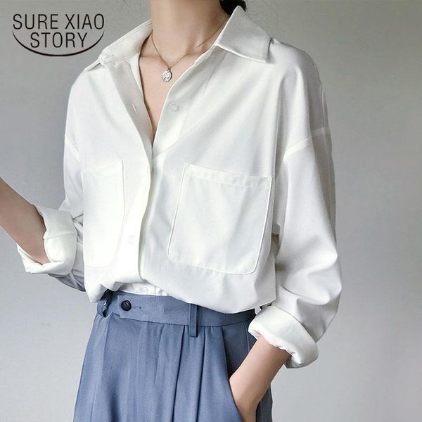 women's blouses & shirts style autumn white for women turn-down collar pockets blouse elegant workwear female blusa chic 11296
women's blouses & shirts style autumn white for women turn-down collar pockets blouse elegant workwear female blusa chic 11296