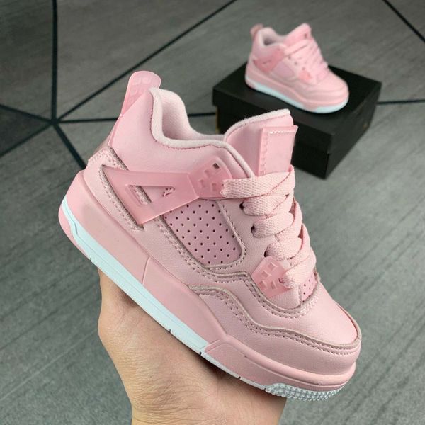 2020 new 4 4s kids basketball shoes children outdoor sports shoes blue white pink green boy girls 4s luxury athletic sneakers eur 25-35, Black
2020 new 4 4s kids basketball shoes children outdoor sports shoes blue white pink green boy girls 4s luxury athletic sneakers eur 25-35, Black