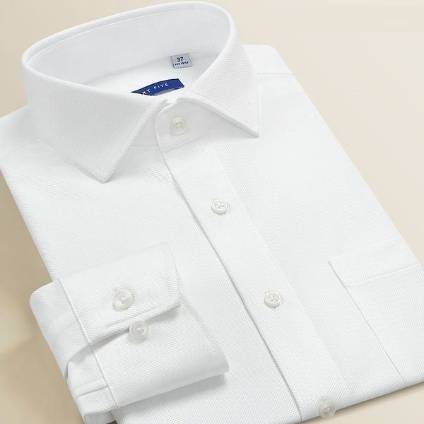 2020 round elegant five collar thin dress fitting long sleeve striped cotton man shirts formal men's office vblz, White;black
2020 round elegant five collar thin dress fitting long sleeve striped cotton man shirts formal men's office vblz, White;black