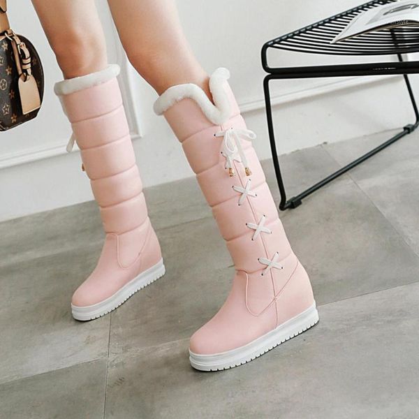 2020 new winter women knee-high boots height increasing middle heel round toe ladies women platform shoes black snow boots1
2020 new winter women knee-high boots height increasing middle heel round toe ladies women platform shoes black snow boots1