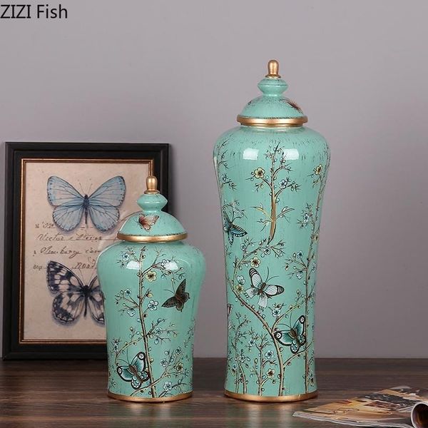 decorative objects & figurines american pastoral flowers and birds ceramic storage tank vases living room entrance decoration candy small ob
decorative objects & figurines american pastoral flowers and birds ceramic storage tank vases living room entrance decoration candy small ob