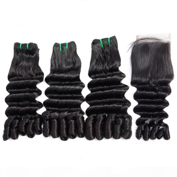 ocean wave funmi hair double drawn human hair bundles with closure unprocessed brazilian virgin hair bundles with closures, Black
ocean wave funmi hair double drawn human hair bundles with closure unprocessed brazilian virgin hair bundles with closures, Black