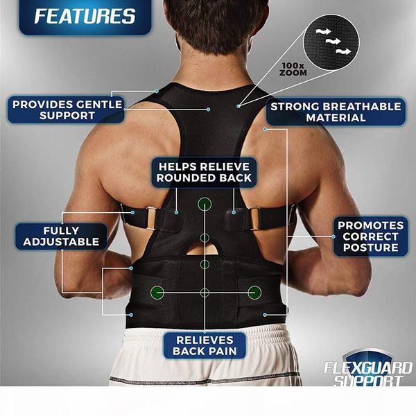 qualityposture corrector magnetic therapy posture corrector brace adjustable shoulder back brace support belt no slouching
qualityposture corrector magnetic therapy posture corrector brace adjustable shoulder back brace support belt no slouching