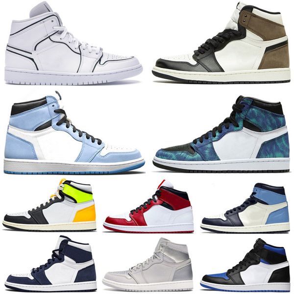 2021 high og mid 1s basketball shoes 1 tie dye university blue bred chicago 3 men sports trainer women sneakers with box, White;red
2021 high og mid 1s basketball shoes 1 tie dye university blue bred chicago 3 men sports trainer women sneakers with box, White;red