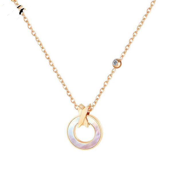 selling titanium steel ring mother shell necklace female niche design ins cold wind clavicle chain net red jewelry, Silver
selling titanium steel ring mother shell necklace female niche design ins cold wind clavicle chain net red jewelry, Silver