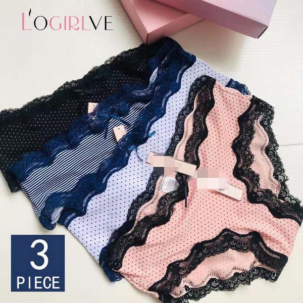 logirlve pack of 3 lace ladies panties low waist bowknot polka dot panties striped ruffled briefs 4 colors available, Black;pink
logirlve pack of 3 lace ladies panties low waist bowknot polka dot panties striped ruffled briefs 4 colors available, Black;pink