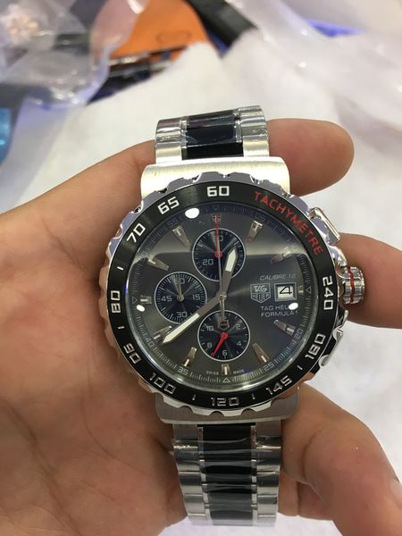 designer f1 swiss watch 48mm chronograph quartz movement stainless steel strap men's watch clock montre de luxe luxury business wristwa, Slivery;brown
designer f1 swiss watch 48mm chronograph quartz movement stainless steel strap men's watch clock montre de luxe luxury business wristwa, Slivery;brown