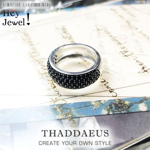 black pave cocktail ring,europe style glam fashion good jewerly for men & women, gift in 925 sterling silver,super deals 201218