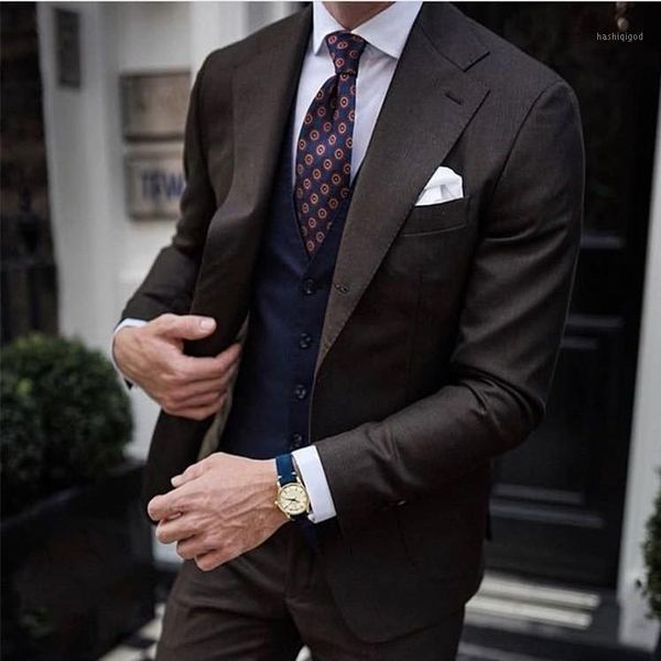 new coat pants designs dark brown men suit set slim fit elegant tuxedos wedding business party dress prom party costume homme1, White;black
new coat pants designs dark brown men suit set slim fit elegant tuxedos wedding business party dress prom party costume homme1, White;black