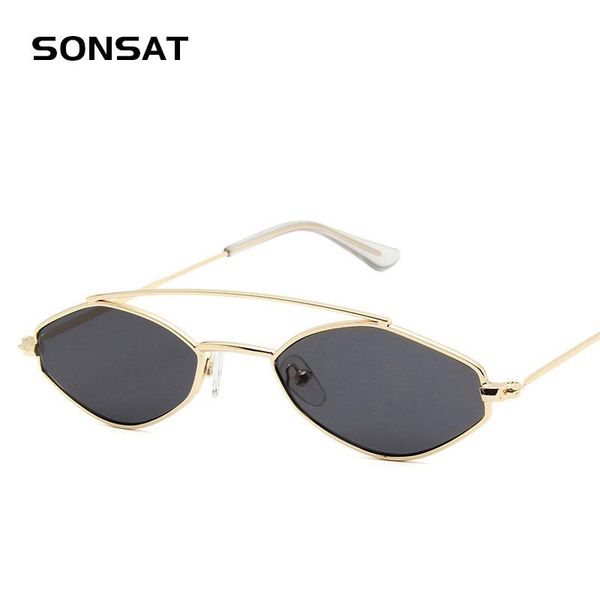 sonsat trend new sunglasses women's fashion polygon small frame sunglasses men's personality double beam metal glasses, White;black
sonsat trend new sunglasses women's fashion polygon small frame sunglasses men's personality double beam metal glasses, White;black