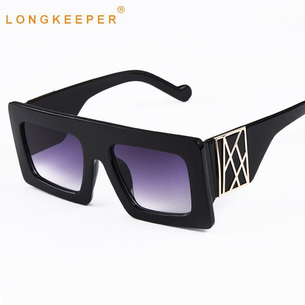 sunglasses longkeeper oversized square women men brand designer stylish flat big frame sun glasses vintage eyewear uv400, White;black
sunglasses longkeeper oversized square women men brand designer stylish flat big frame sun glasses vintage eyewear uv400, White;black
