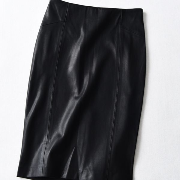 women soft pu leather pencil midi skirt autumn ladies package hip back split faux leather pencil skirt burgundy coffee q1209, Black
women soft pu leather pencil midi skirt autumn ladies package hip back split faux leather pencil skirt burgundy coffee q1209, Black