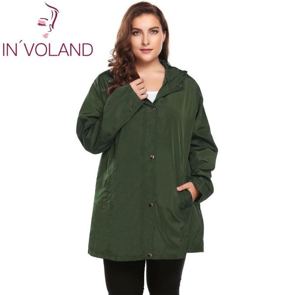 in'voland women hooded coats plus size casual autumn winter windproof long sleeve zipper closure solid color female trench coat, Tan;black
in'voland women hooded coats plus size casual autumn winter windproof long sleeve zipper closure solid color female trench coat, Tan;black