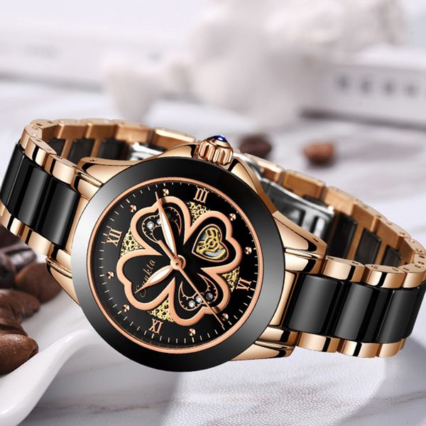 sunkta fashion women watches rose gold ladies bracelet watch reloj mujer new creative waterproof quartz watch for women+box 201118, Slivery;brown
sunkta fashion women watches rose gold ladies bracelet watch reloj mujer new creative waterproof quartz watch for women+box 201118, Slivery;brown