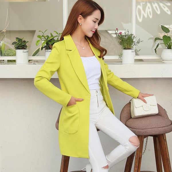 women's suits & blazers small suit female jacket in the long paragraph spring korean version of body slimming long-sleeved, White;black
women's suits & blazers small suit female jacket in the long paragraph spring korean version of body slimming long-sleeved, White;black