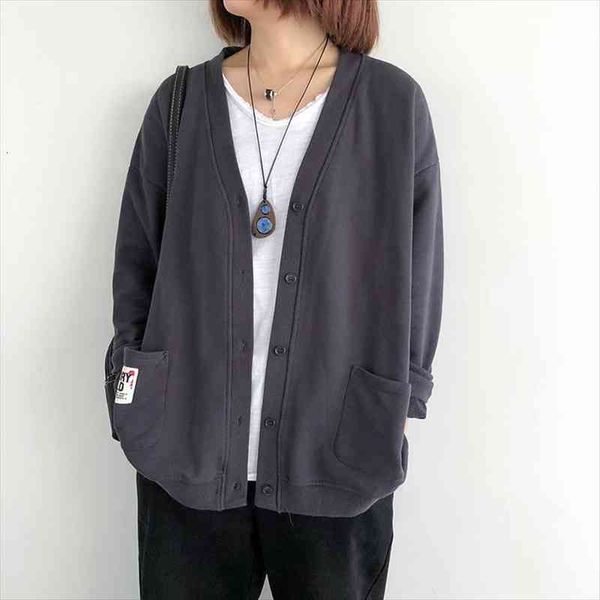 women casual sweaters button knitted cardigan autumn v-neck long sleeve pockets female solid color sweaters, White;black
women casual sweaters button knitted cardigan autumn v-neck long sleeve pockets female solid color sweaters, White;black