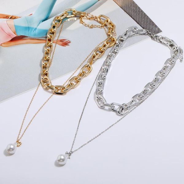 zoshi punk chain necklace for women cuban multilayered chunky thick chain choker necklaces gothtic jewelry, Silver
zoshi punk chain necklace for women cuban multilayered chunky thick chain choker necklaces gothtic jewelry, Silver