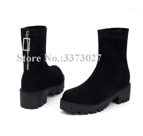 new crystal zipper suede flat ankle boots women black round toe thin legs casual short boots lady large size dress shoes1
new crystal zipper suede flat ankle boots women black round toe thin legs casual short boots lady large size dress shoes1