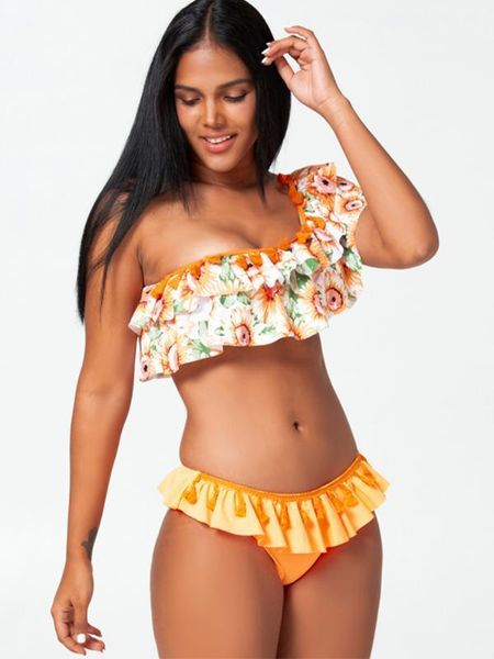 one shoulder bikinis sunflower print yellow swimsuit ruffle bikini set mini skirt bathing suit women plus size swimwear sxey1, White;black
one shoulder bikinis sunflower print yellow swimsuit ruffle bikini set mini skirt bathing suit women plus size swimwear sxey1, White;black