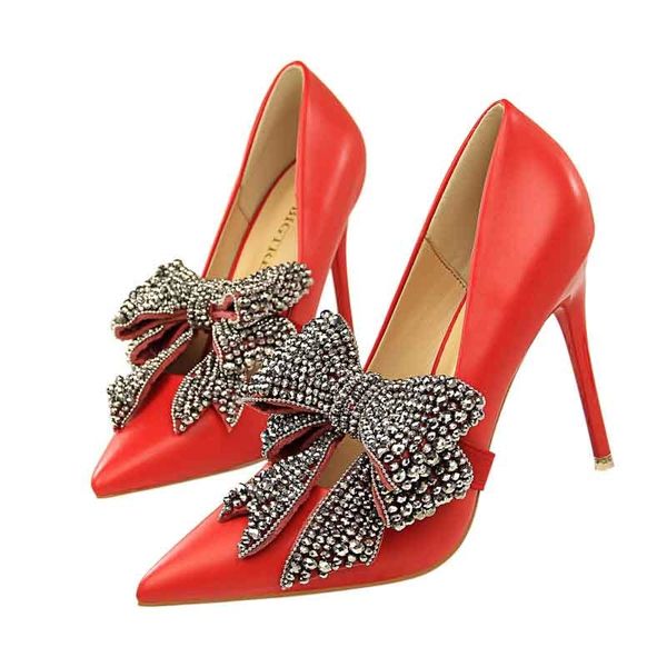 women high-heeled strass bowknot toe pumps ladies stylish office shoes fine heels plus size 34-40 4fyd, Black
women high-heeled strass bowknot toe pumps ladies stylish office shoes fine heels plus size 34-40 4fyd, Black