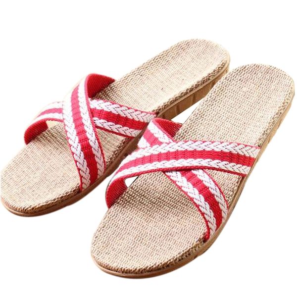 women's home linen slippers outdoor beach flip flops indoor non-slip l house flax slippers girl's sandals women slides shoes #o80w, Black
women's home linen slippers outdoor beach flip flops indoor non-slip l house flax slippers girl's sandals women slides shoes #o80w, Black