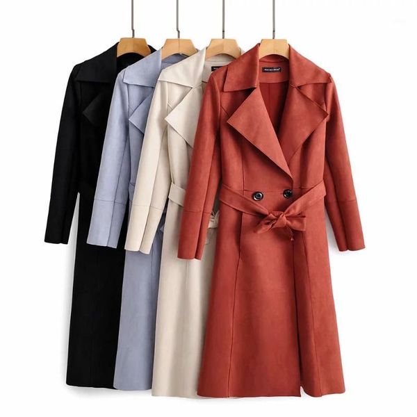 2020 double-breasted women trench coat vintage sashes plaid autumn winter long outwear belt pockets office ladies overcoats1, Tan;black
2020 double-breasted women trench coat vintage sashes plaid autumn winter long outwear belt pockets office ladies overcoats1, Tan;black