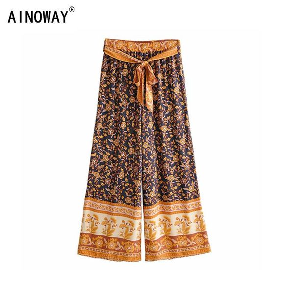 vintage chic elegant women bohemian floral print wide leg bohemian pants ladies casual loose rayon boho long pants oversize, Black;white
vintage chic elegant women bohemian floral print wide leg bohemian pants ladies casual loose rayon boho long pants oversize, Black;white