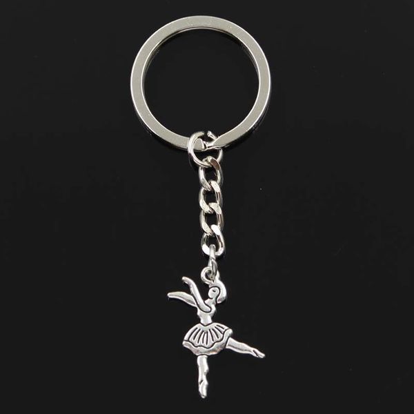 fashion ballet dancer girl 27x23mm pendant 30mm key ring metal chain silver color men car gift souvenirs keychain dropshipping 
fashion ballet dancer girl 27x23mm pendant 30mm key ring metal chain silver color men car gift souvenirs keychain dropshipping