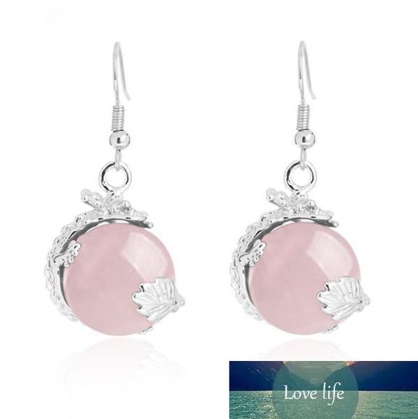 round beads stone earring studs color elegant fashion women jewelry girl gifts fdlno2, Golden;silver 
round beads stone earring studs color elegant fashion women jewelry girl gifts fdlno2, Golden;silver