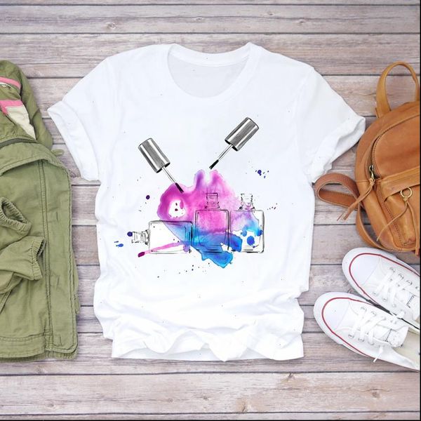 women 2021 summer fingernail 3d nail art printing watercolor lady t shirts t shirt ladies womens graphic tee t shirt, White
women 2021 summer fingernail 3d nail art printing watercolor lady t shirts t shirt ladies womens graphic tee t shirt, White