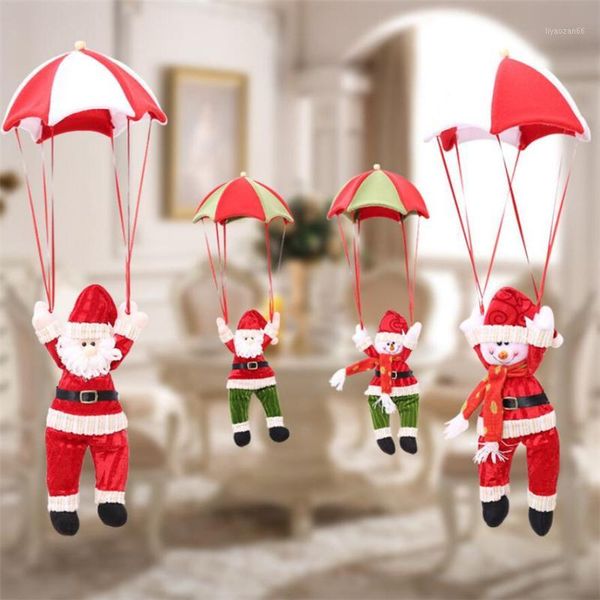 christmas home ceiling decorations parachute 24cm santa claus smowman new year hanging pendant christmas decoration navidad1
christmas home ceiling decorations parachute 24cm santa claus smowman new year hanging pendant christmas decoration navidad1