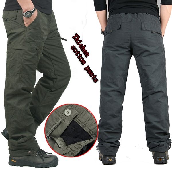 winter double layer thick men cargo pants casual warm baggy cotton trousers for men's pants male military camouflage tactical lj201221, Black
winter double layer thick men cargo pants casual warm baggy cotton trousers for men's pants male military camouflage tactical lj201221, Black