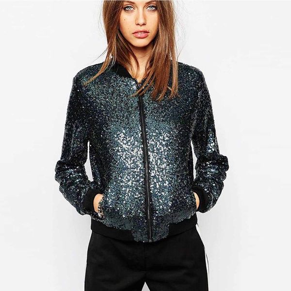 woman jacket sports style full sequin baseball uniform all-match casual winter jacket women short mujer chaqueta1, Black;brown
woman jacket sports style full sequin baseball uniform all-match casual winter jacket women short mujer chaqueta1, Black;brown