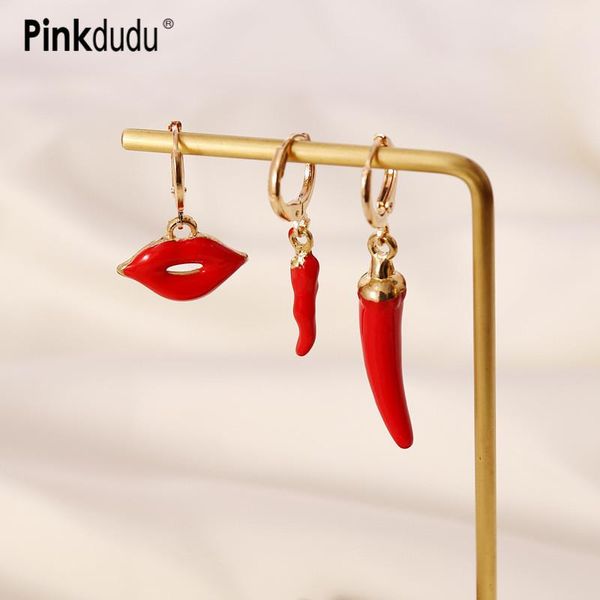 pinkdudu fashion resin red chili earrings acrylic pepper lips drop earrings girl party jewelry for women gift og082, Silver
pinkdudu fashion resin red chili earrings acrylic pepper lips drop earrings girl party jewelry for women gift og082, Silver