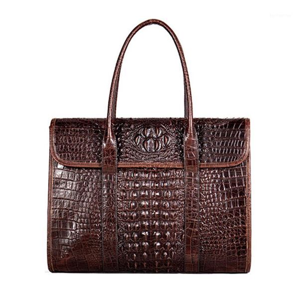 briefcases famous design crocodile pattern men's bag the first layer cowhide leather totes handbag large capacity business briefcase1
briefcases famous design crocodile pattern men's bag the first layer cowhide leather totes handbag large capacity business briefcase1