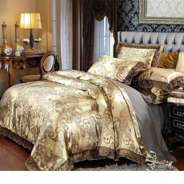 europe satin jacquard luxury bedding sets king size lace modal bed sheet 4pcs comforter cover set pillowcase bedclothes
europe satin jacquard luxury bedding sets king size lace modal bed sheet 4pcs comforter cover set pillowcase bedclothes