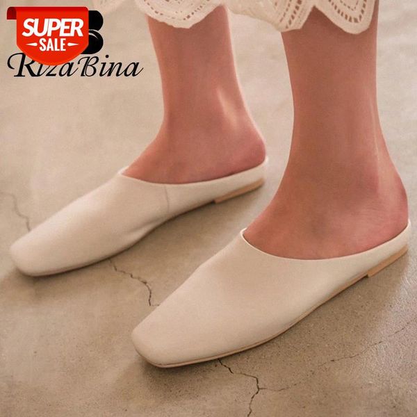 rizabina women sandals shoes fashion square toe slippers designer solid strap toe shoes women real leather footwear size 33-43 #xr3t, Black
rizabina women sandals shoes fashion square toe slippers designer solid strap toe shoes women real leather footwear size 33-43 #xr3t, Black