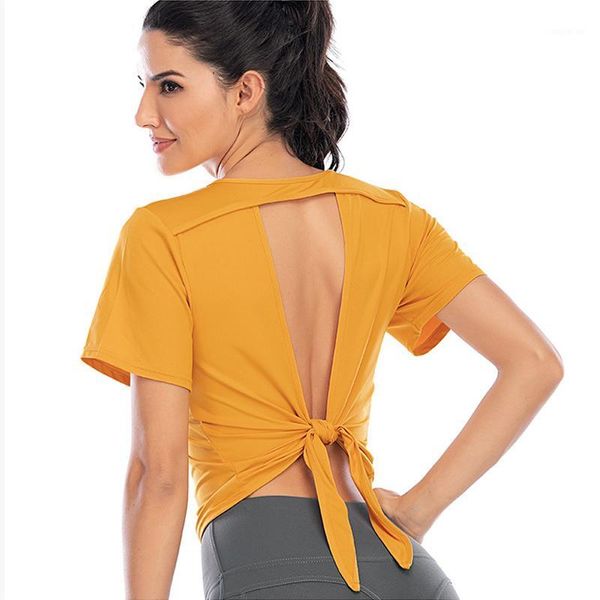 yoga outfits back hollow out shirt women open gym fitness short sleeve running workout sports vest breathable tank, White;red
yoga outfits back hollow out shirt women open gym fitness short sleeve running workout sports vest breathable tank, White;red