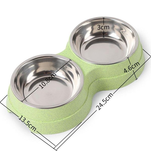 pet duble bowl dog food water feeder stainless steel pet drinking dish feeder cat puppy supplies small dog cats feeding bowls
pet duble bowl dog food water feeder stainless steel pet drinking dish feeder cat puppy supplies small dog cats feeding bowls